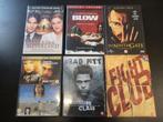 7 DVD pakket Johnny Depp en Brad Pitt met o.a. Fight Club, Vanaf 16 jaar, Ophalen of Verzenden, Gebruikt
