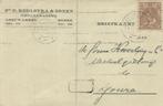 Briefkaart Leeuwarden- P.Koolstra & Zn - Metaalhandel - 1923, Gelopen, Friesland, 1920 tot 1940, Verzenden