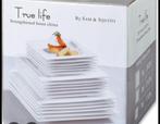 GEZOCHT true life borden(witte vierkanten borden), Ophalen of Verzenden, Zo goed als nieuw, Effen, Bord(en)