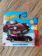 Hotwheels Porsche 911 turbo cabriolet, Ophalen of Verzenden, Zo goed als nieuw, Auto