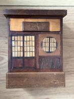Antieke spaarpot (80-100 jr oud), Ophalen of Verzenden, Zo goed als nieuw, Hout, Overige thema's