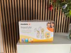 Medela Freestyle Dubbele incl. Difrax S-flessenwarmer, Ophalen of Verzenden, Gebruikt, Borstkolf