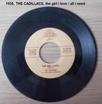 single uit 1955, THE CADILLACS, the girl i love, Ophalen of Verzenden, Zo goed als nieuw, Overige formaten, Overige soorten