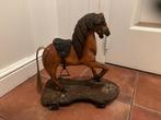 antiek paardje op standaard, Antiek en Kunst, Ophalen of Verzenden