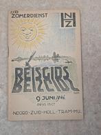 Reisgids NZH - zomerdienst 9 juni 1946, Verzamelen, Spoorwegen en Tramwegen, Boek of Tijdschrift, Ophalen of Verzenden, Tram, Zo goed als nieuw