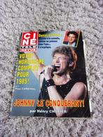 1984 JOHNNY HALLYDAY COVER+ART. CINE TELEREVU, Ophalen, Gebruikt, Boek, Tijdschrift of Artikel