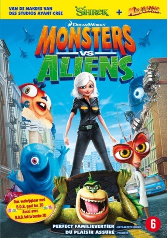 Monsters Vs Aliens, Cd's en Dvd's, Dvd's | Tekenfilms en Animatie, Nieuw in verpakking, Amerikaans, Ophalen of Verzenden