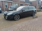 Opel Insignia 2.8 Turbo 239KW Sp.tourer 4X4 AT 2011 Zwart, Auto's, Automaat, Zwart, Leder, Stationwagon