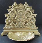 Antieke koperen brievenstandaard, Antiek en Kunst, Ophalen of Verzenden