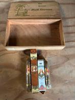 Vintage Corona Sigaren Doos - Las Palmas Half Corona, Ophalen of Verzenden, Gebruikt, Tabaksdoos of Verpakking