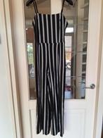 Jumpsuit zwart wit bershka M, Maat 38/40 (M), Verzenden, Zwart, Bershka