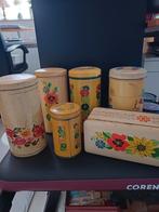 Vintage Koektrommels Set, Verzamelen, Blikken, Ophalen, Gebruikt, Koek(jes), Overige merken