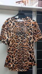 Rabanne X H&M t-shirt luipaard dessin maat S, Ophalen of Verzenden, Zo goed als nieuw, Korte mouw, Maat 36 (S)