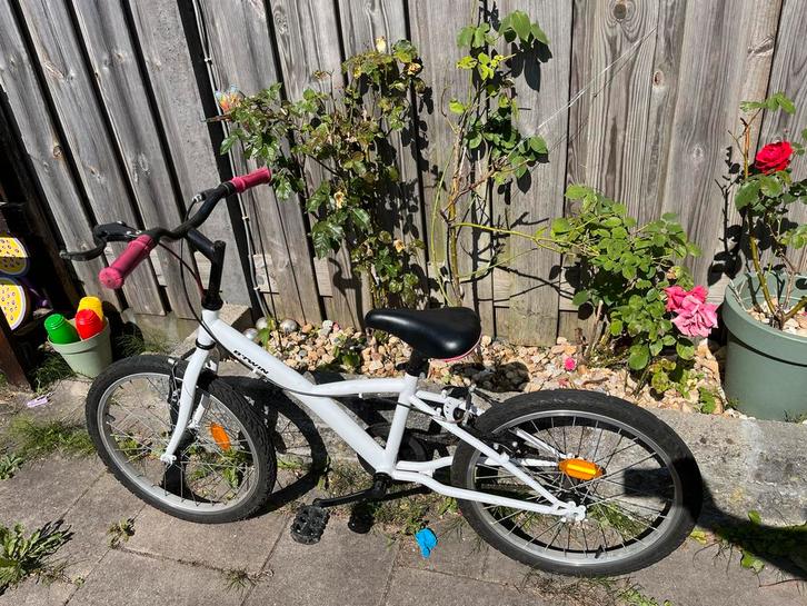 Decathlon Kinderfiets 6-9 jaar, Fietsen en Brommers, Fietsen | Meisjes, Gebruikt, 20 inch, Handrem, Ophalen