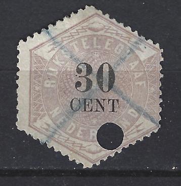 Telegram 8 geb 1877 ; OOK ROLTANDING + BRANDKAST zegels beschikbaar voor biedingen