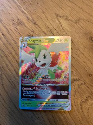 Shaymin VSTAR Pokémonkaart beschikbaar voor biedingen