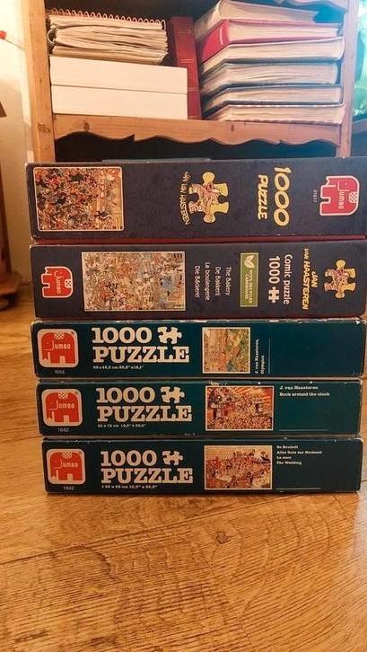 Jan van Haasteren Puzzels, Hobby en Vrije tijd, Denksport en Puzzels, Zo goed als nieuw, Meer dan 1500 stukjes, Ophalen of Verzenden