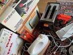 Retro vrijwel nieuw oranje jaren 70 mixer broodrooster warmh, Verzamelen, Retro, Ophalen of Verzenden, Huis en Inrichting