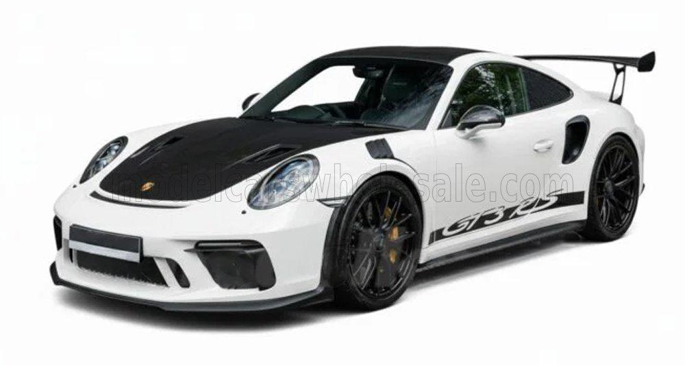 Autoart 1:18 Porsche 991-2 GT3 RS Weissach 2017 White, Hobby en Vrije tijd, Modelauto's | 1:18, Ophalen of Verzenden, Nieuw, Auto