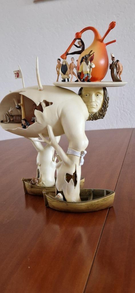 Sculptuur De Boommens gebaseerd op Jeronimus Bosch, Antiek en Kunst, Kunst | Beelden en Houtsnijwerken, Ophalen of Verzenden