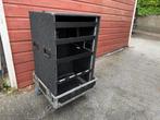 Flightcase rack 18u 19 inch (2 beschikbaar), Ophalen of Verzenden, Gebruikt, Overige instrumenten, Flightcase