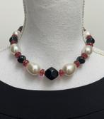 Vintage grote parels en kralen ketting, Sieraden, Tassen en Uiterlijk, Kettingen, Ophalen of Verzenden, Nieuw, Overige materialen