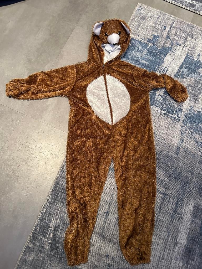 Carnaval Berenpak Maat 4-6 jaar, Kinderen en Baby's, Ophalen of Verzenden, Zo goed als nieuw, Jongen of Meisje