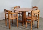 Vintage Scandinavische eetkamerset, Ophalen, Onbekend, 4 tot 6 stoelen, Onbekend