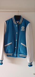 Franklin and Marshall dames Baseball jas Wol & Leer M, Verzenden, Zo goed als nieuw, Zwart