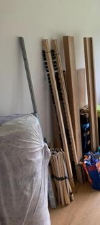 Bedframe and matras, Huis en Inrichting, Ophalen, Gebruikt, 140 cm, Twijfelaar
