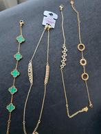 Gouden kleur armbanden, Overige materialen, Met bedels of kralen, Nieuw, Ophalen of Verzenden