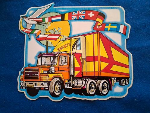 Sticker DAF NTT - 16 x 14 cm - Prijs 3,50 euro, Verzamelen, Automerken, Motoren en Formule 1, Zo goed als nieuw, Auto's, Ophalen of Verzenden