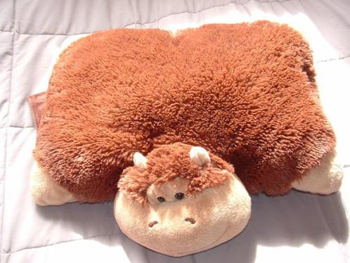 THE ORIGINAL SWIZZELS AAP KNUFFEL KUSSEN VELOURS BEIGE MET P, Kinderen en Baby's, Speelgoed | Knuffels en Pluche, Nieuw, Overige typen