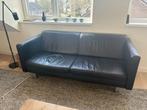 BePureHome Rodeo bank, tweeenhalfszit, zwart leer, Huis en Inrichting, Ophalen