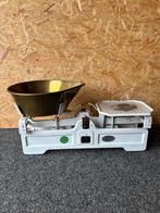 Antieke weegschaal met bijbehorende gewichten, Ophalen, Minder dan 10 kg, Analoog, Zo goed als nieuw