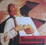 bierviltje van Kronenbourg - plezier met bier, Verzamelen, Biermerken, Ophalen of Verzenden, Zo goed als nieuw, Viltje(s), Overige merken