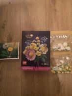 LEGO Botanicals - Sunny bouquet + Veldboeket - compleet doos, Hobby en Vrije tijd, Overige Hobby en Vrije tijd, Ophalen of Verzenden