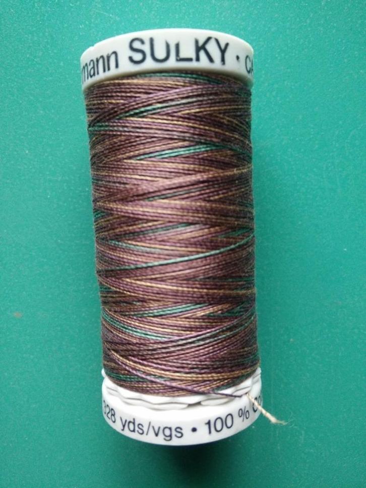 Gütermann Sulky Quilt- en Borduur multi color garen, Hobby en Vrije tijd, Naaien en Fournituren, Nieuw, Garen of Naald(en), Verzenden