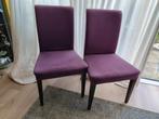 2 Paarse Henriksdal Eetkamerstoelen - Goede Staat, Huis en Inrichting, Ophalen