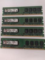 Kingston DDR2 4 x 1G ram geheugen, Ophalen of Verzenden, DDR2, Desktop