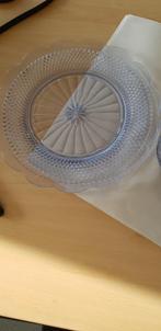 Vintage  jaren 70. Borden, Ophalen, Glas, Overige stijlen, Bord(en)