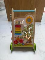 Houten Loopwagen met Activiteiten, Kinderen en Baby's, Speelgoed | Houten speelgoed, Ophalen of Verzenden, Zo goed als nieuw, Duw- of Trekspeelgoed