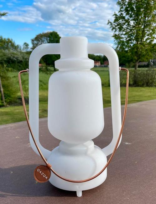Storm lamp QAZQA, Huis en Inrichting, Lampen | Tafellampen, Zo goed als nieuw, Minder dan 50 cm, Kunststof, Ophalen of Verzenden