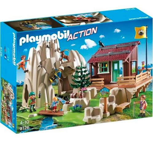 Playmobil 9126 bergbeklimmers met berghut, Kinderen en Baby's, Speelgoed | Playmobil, Gebruikt, Ophalen of Verzenden
