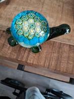 Glas Schildpad met bloemetjes, Ophalen of Verzenden