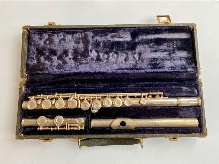Gemeinhardt Dwarsfluit - Zilver - M2S, Muziek en Instrumenten, Blaasinstrumenten | Dwarsfluiten en Piccolo's, Gebruikt, Dwarsfluit