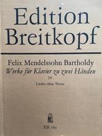 Boek 34: Mendelsshon Klavier Lieder ohne Worte, Gebruikt, Klassiek, Ophalen of Verzenden, Piano