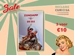 Reclamebord Zundapp 20x30, Ophalen of Verzenden, Zo goed als nieuw, Reclamebord