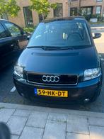 Audi A2 1.4 55KW 2001 Blauw, Voorwielaandrijving, 74 pk, Beige, 4 cilinders
