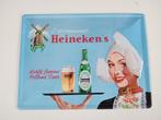 Heineken Bord met Volendamsmeisje, Verzamelen, Ophalen of Verzenden, Nieuw, Reclamebord, Plaat of Schild, Heineken